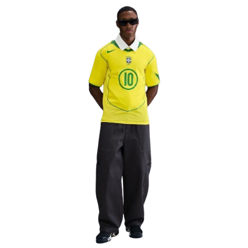 Camisa Brasil Nike Reedição Total 90 Ronaldinho Masculina
