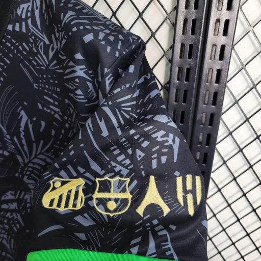 Camisa Brasil The Prince Neymar Jr 10 Comma Football 2023/24 Torcedor - Preta