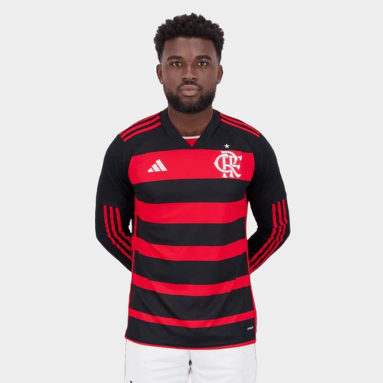 Camisa Mengão Manga Longa I 2024/25 Masculina