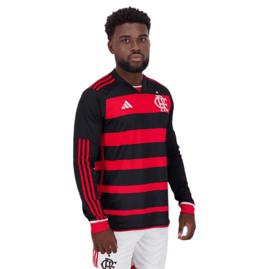 Camisa Mengão Manga Longa I 2024/25 Masculina