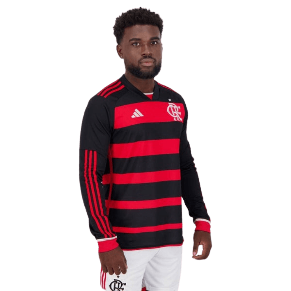 Camisa Mengão Manga Longa I 2024/25 Masculina