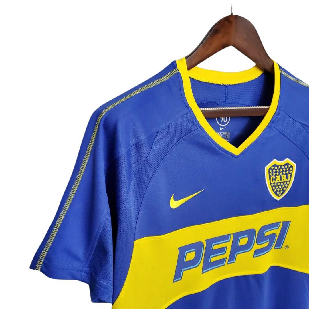 Camisa Retro Boca Juniors 2003/04 masculina