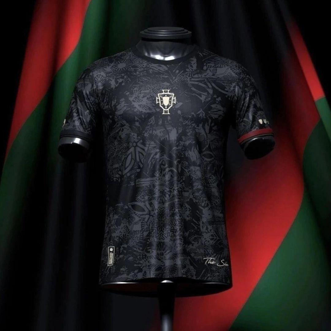 Camisa The Siu Cristiano Ronaldo 7 Comma Football 2023/2024 Torcedor - Preta