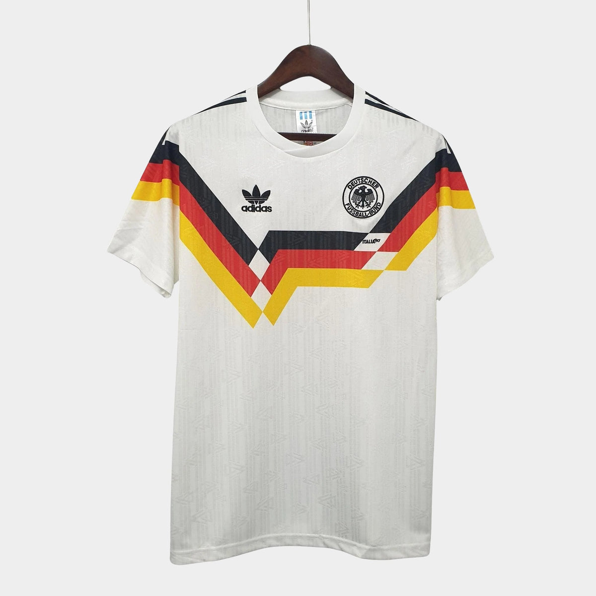 Camisa Retro Alemanha 1990 Adidas Masculina