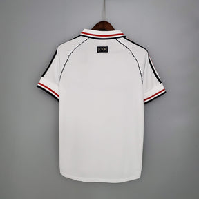 Camisa Retro França 1998 Adidas Masculina - Branca