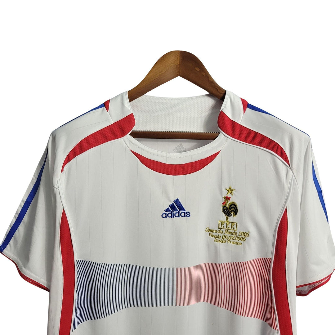 Camisa Retro França 2006 Adidas Masculina - Branca
