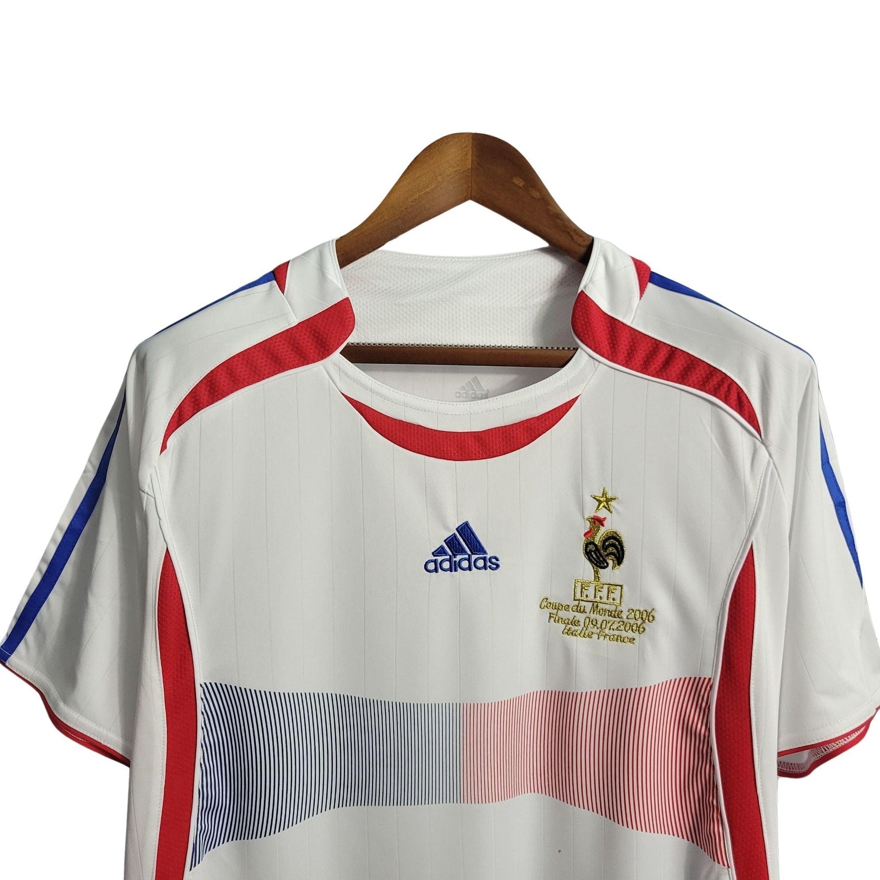Camisa Retro França 2006 Adidas Masculina - Branca