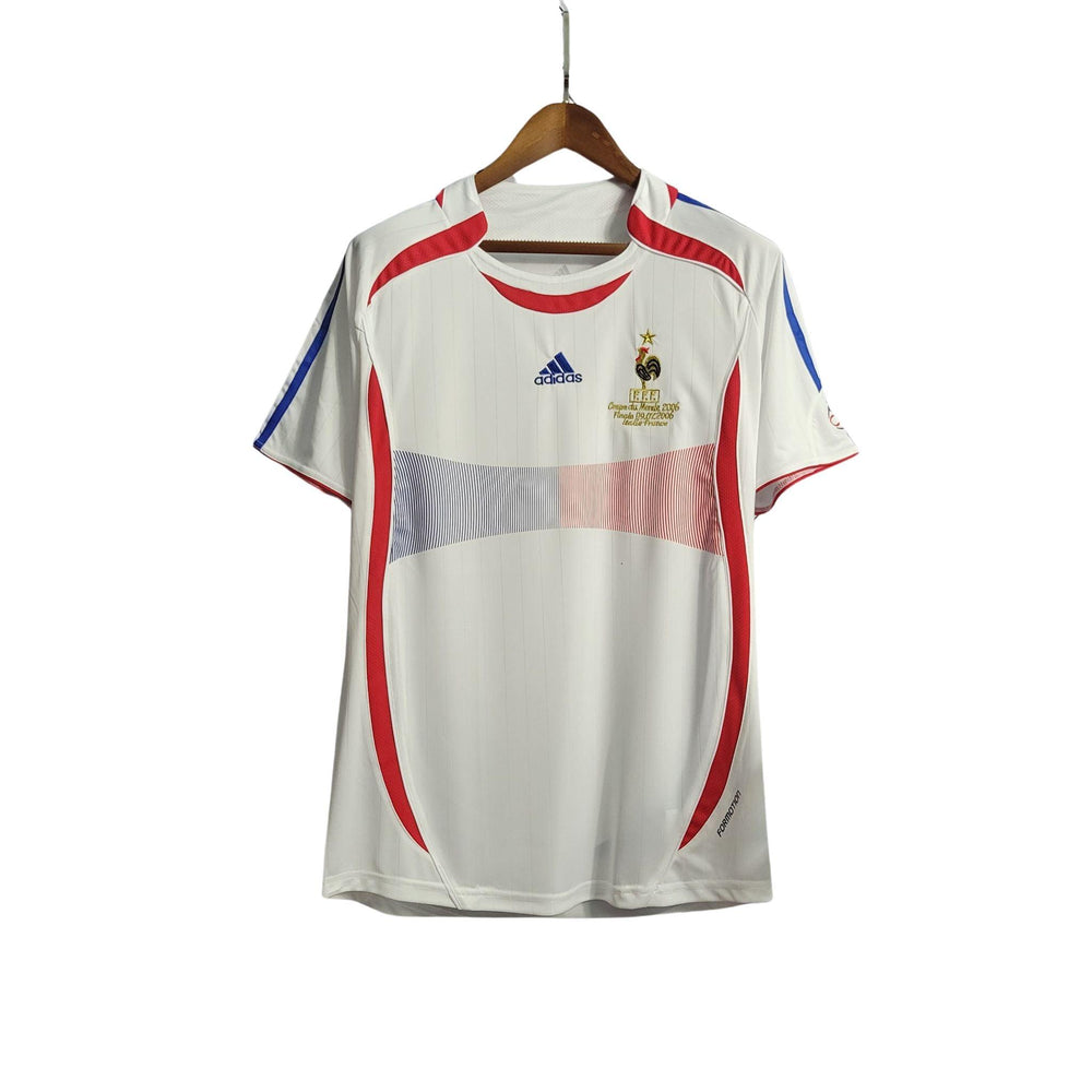 Camisa Retro França 2006 Adidas Masculina - Branca