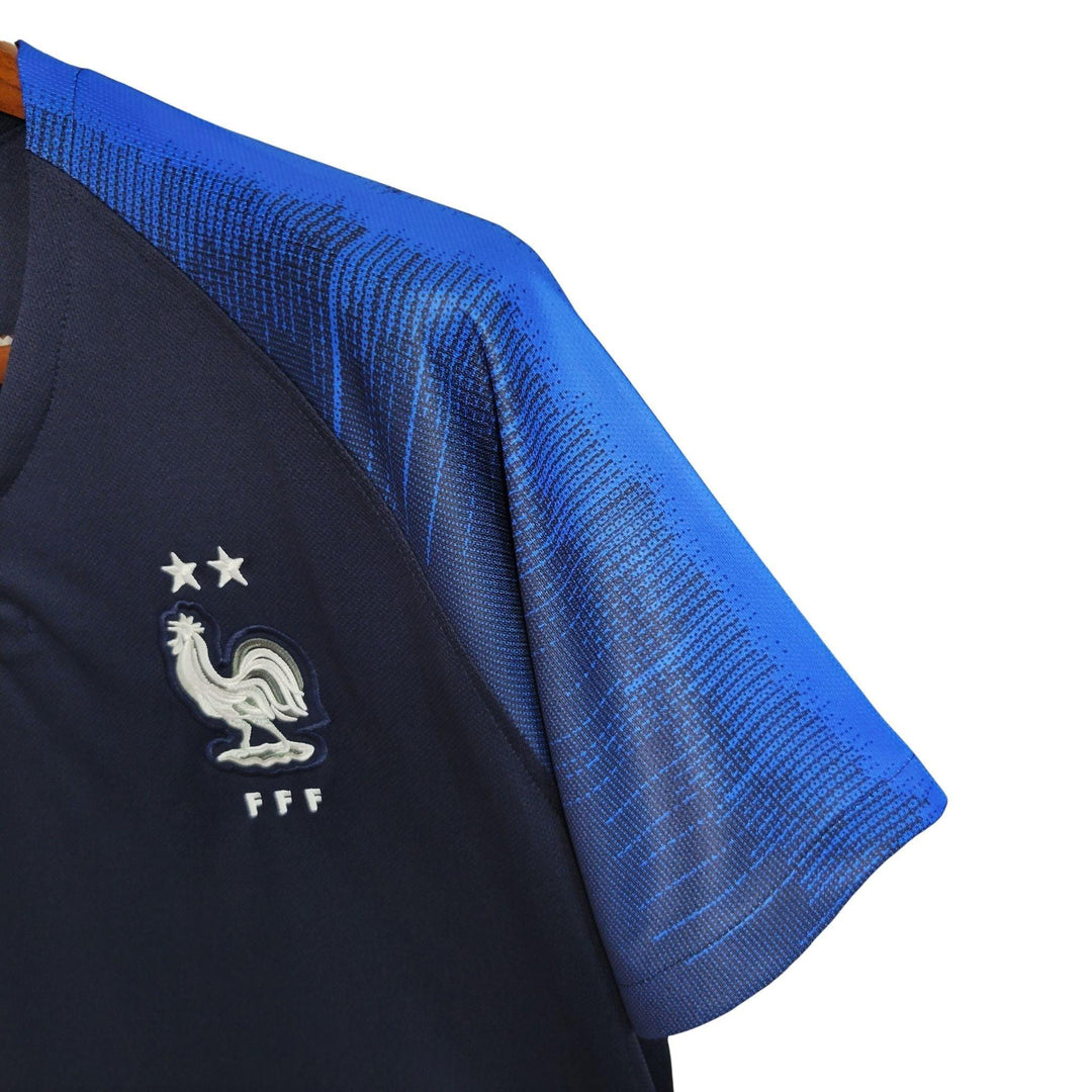 Camisa Retro França 2018 Adidas Masculina - Azul
