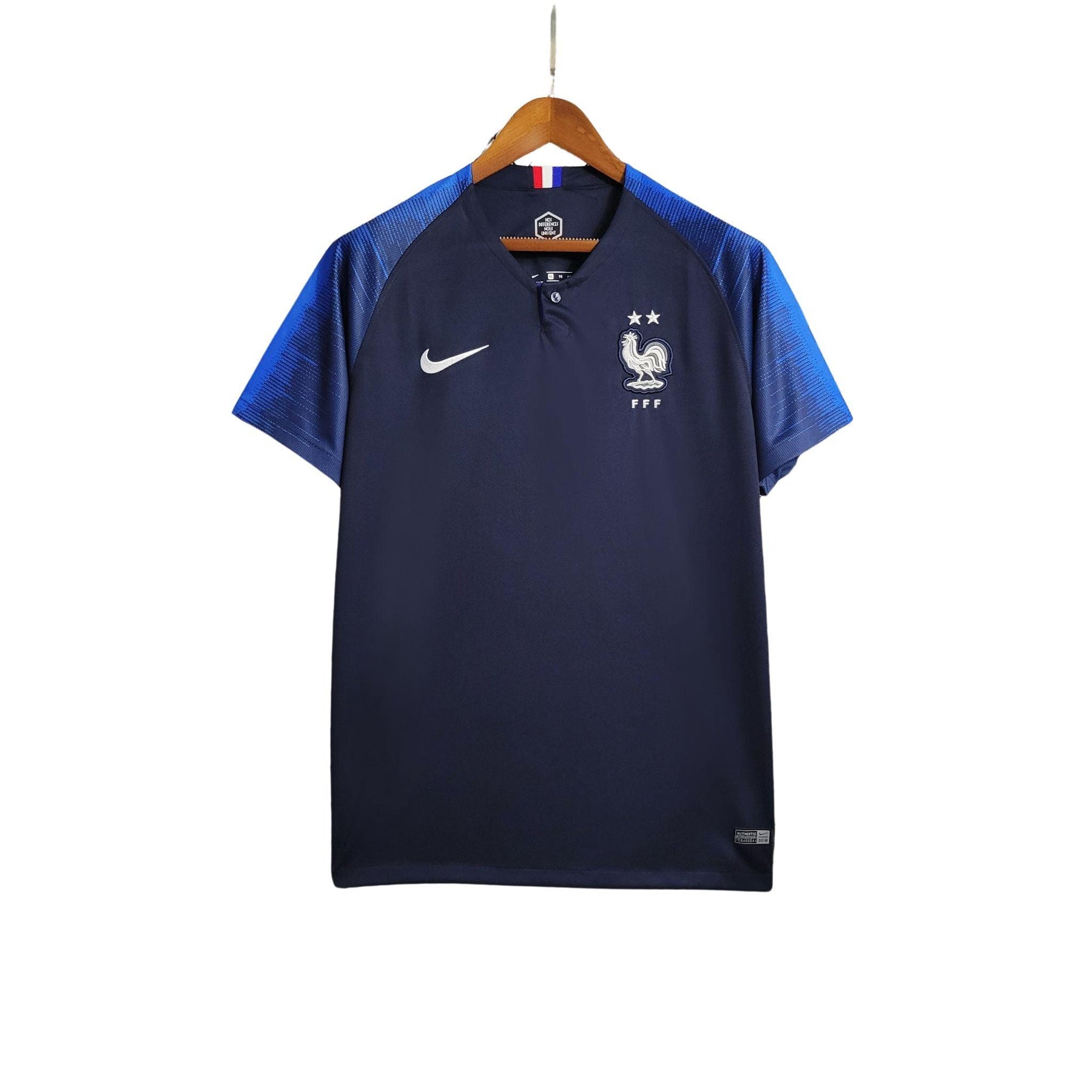 Camisa Retro França 2018 Adidas Masculina - Azul