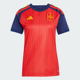 Camisa Espanha 26 I Feminina - Vermelha