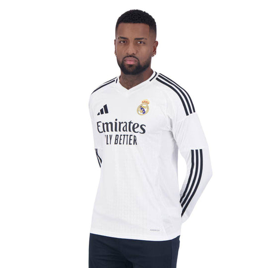 Camisa Real Madrid I 2024/25 Manga Longa Adidas