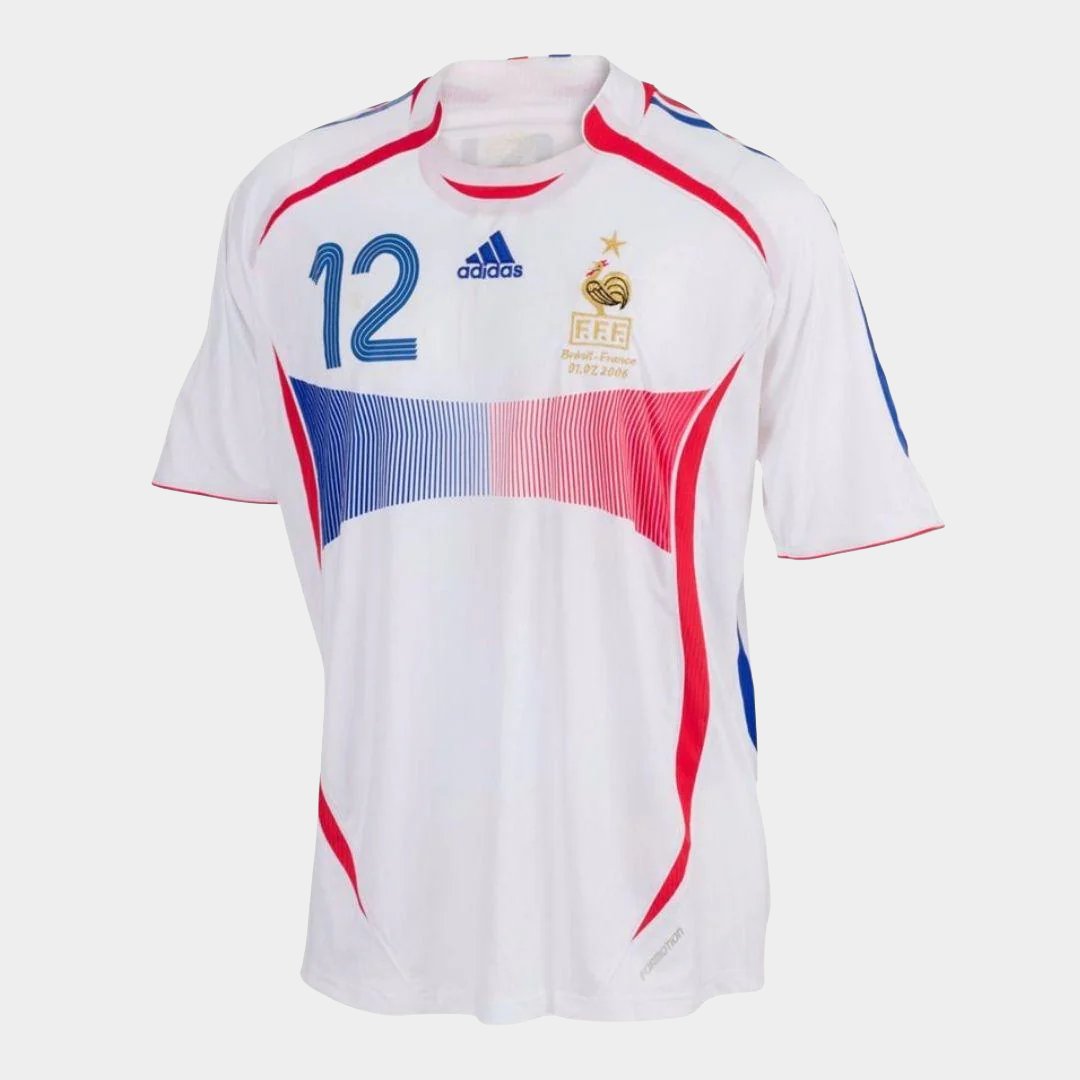 Camisa Retro França 2006 Adidas Masculina - Branca