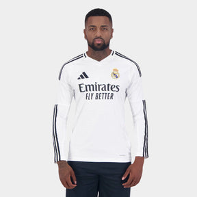 Camisa Real Madrid I 2024/25 Manga Longa Adidas