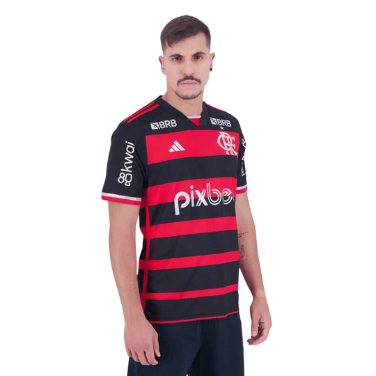 Camisa Mengão I 2024/25 Com Patrocínio Masculina