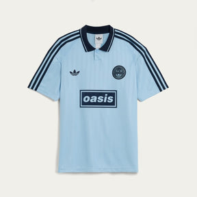 Oasis x adidas Camiseta Jersey Tour Jacquard Clear Sky Azul