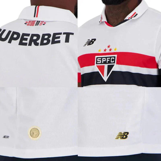 Camisa São Paulo I 2024/25 Todos Patrocínios Masculina