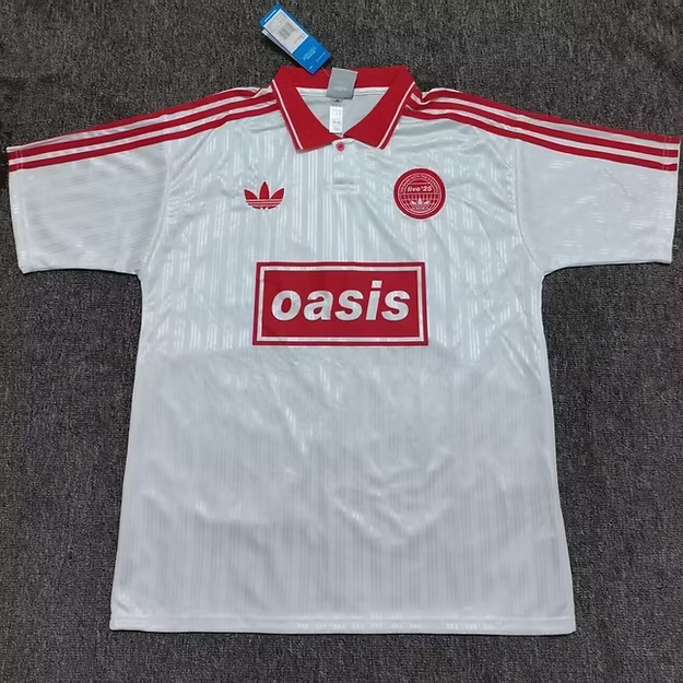 Camisa Oasis x Adidas 25 White/Red