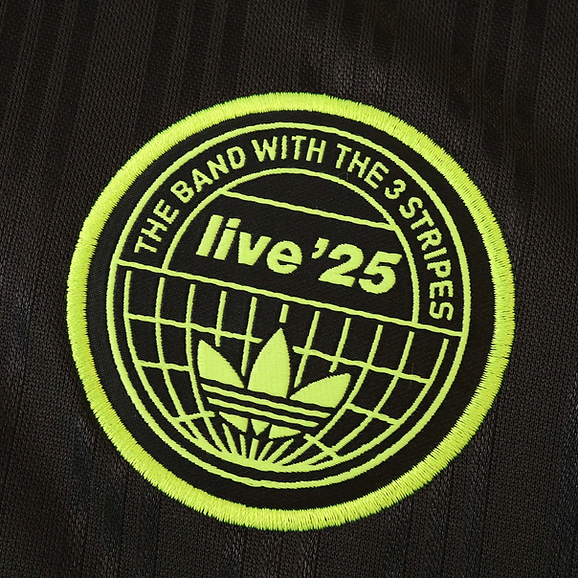 Camisa Adidas x Oasis Jacquard Tour 25' Black and Green