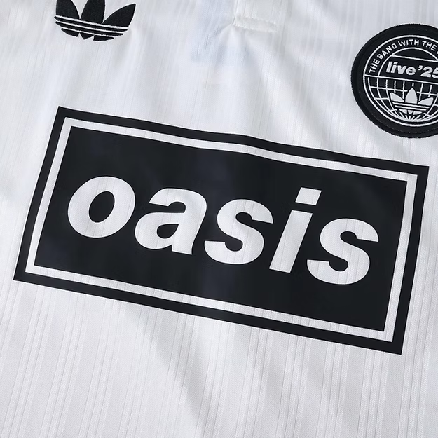 Camisa Oasis x Adidas 25 White/Black