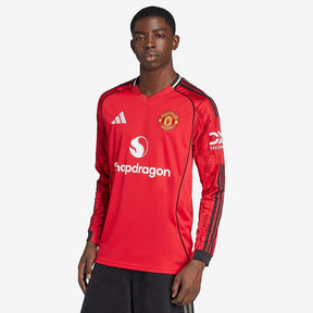 Camisa Manchester United I 2025/26 Manga Longa