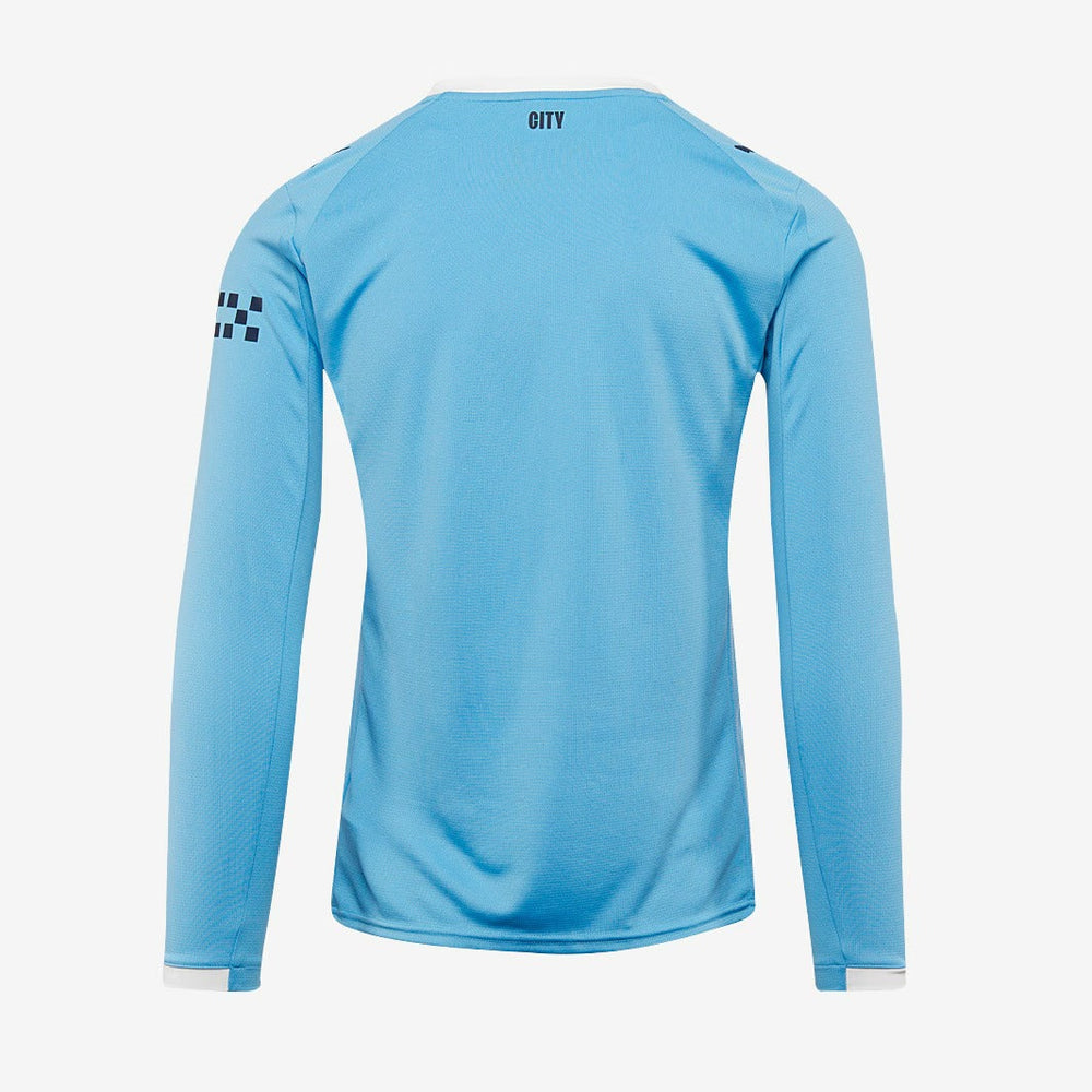 Camisa Manchester City I 2025/26 Manga Longa