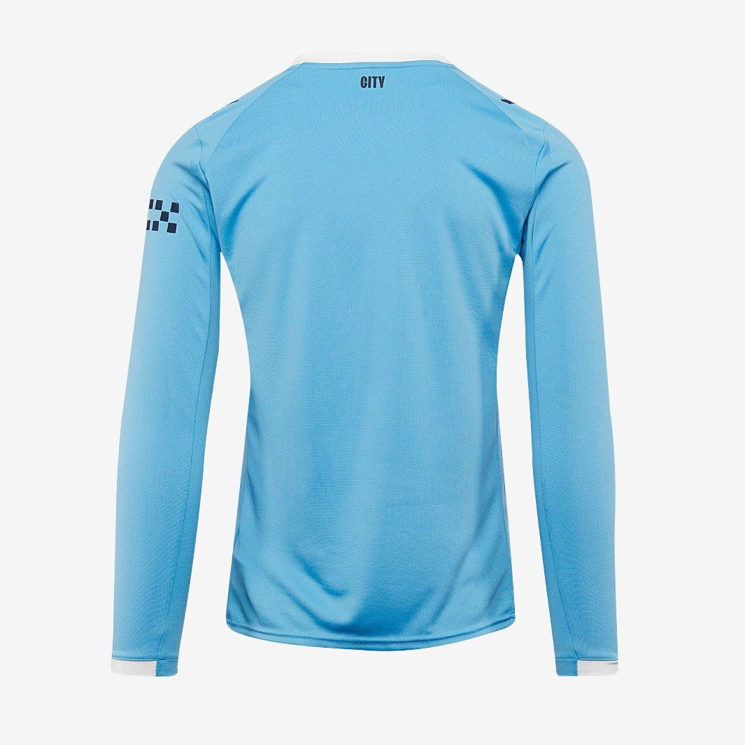 Camisa Manchester City I 2025/26 Manga Longa
