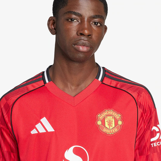 Camisa Manchester United I 2025/26 Manga Longa
