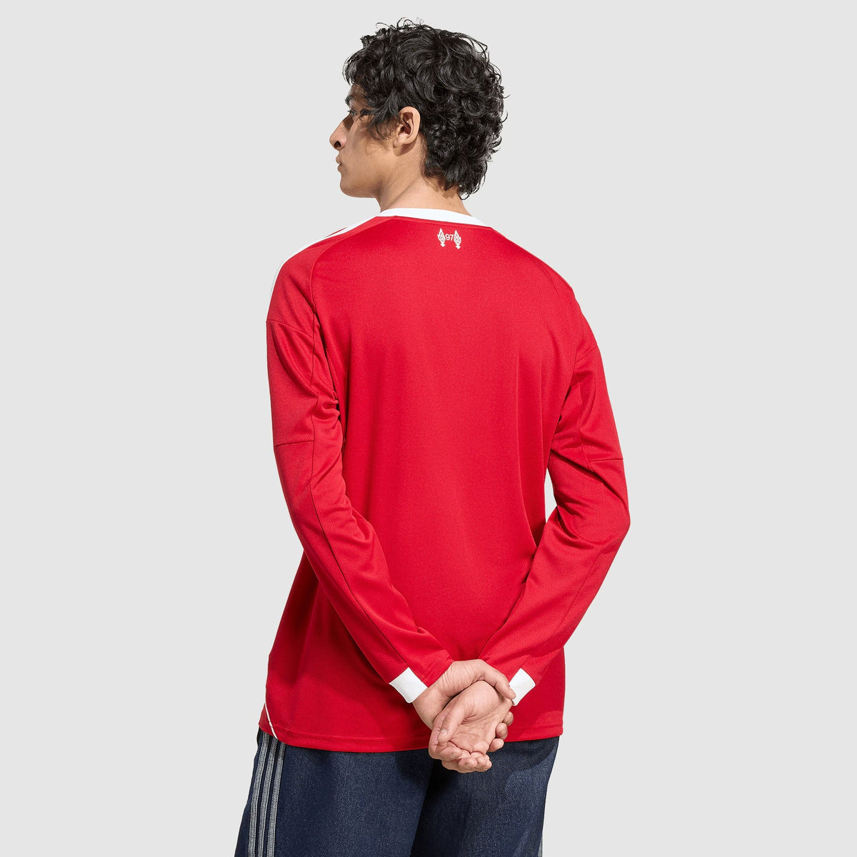 Camisa Liverpool I 2025/26 Manga Longa