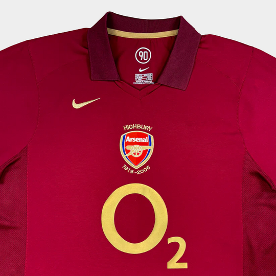 Camisa Arsenal Retrô 2005/06 Masculina