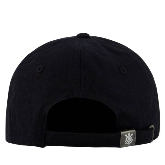 Boné Corinthians Escudo Preto e Branco