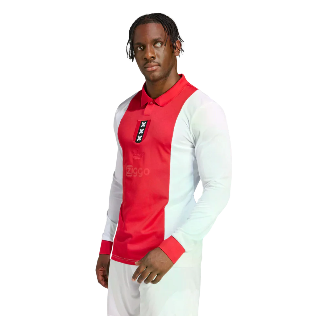 Camisa Ajax Manga Longa 125 anos 2025 Masculina