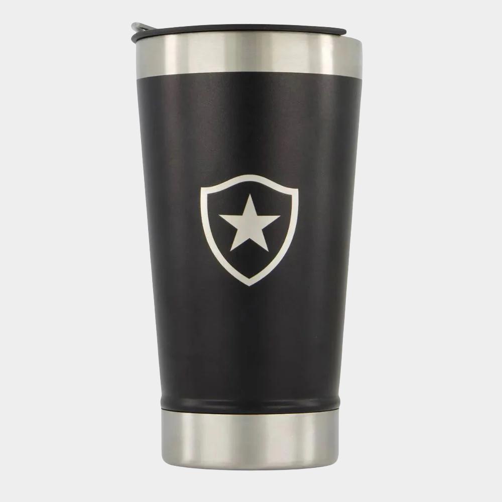 Copo Térmico Botafogo C/Abridor 473ml Preto