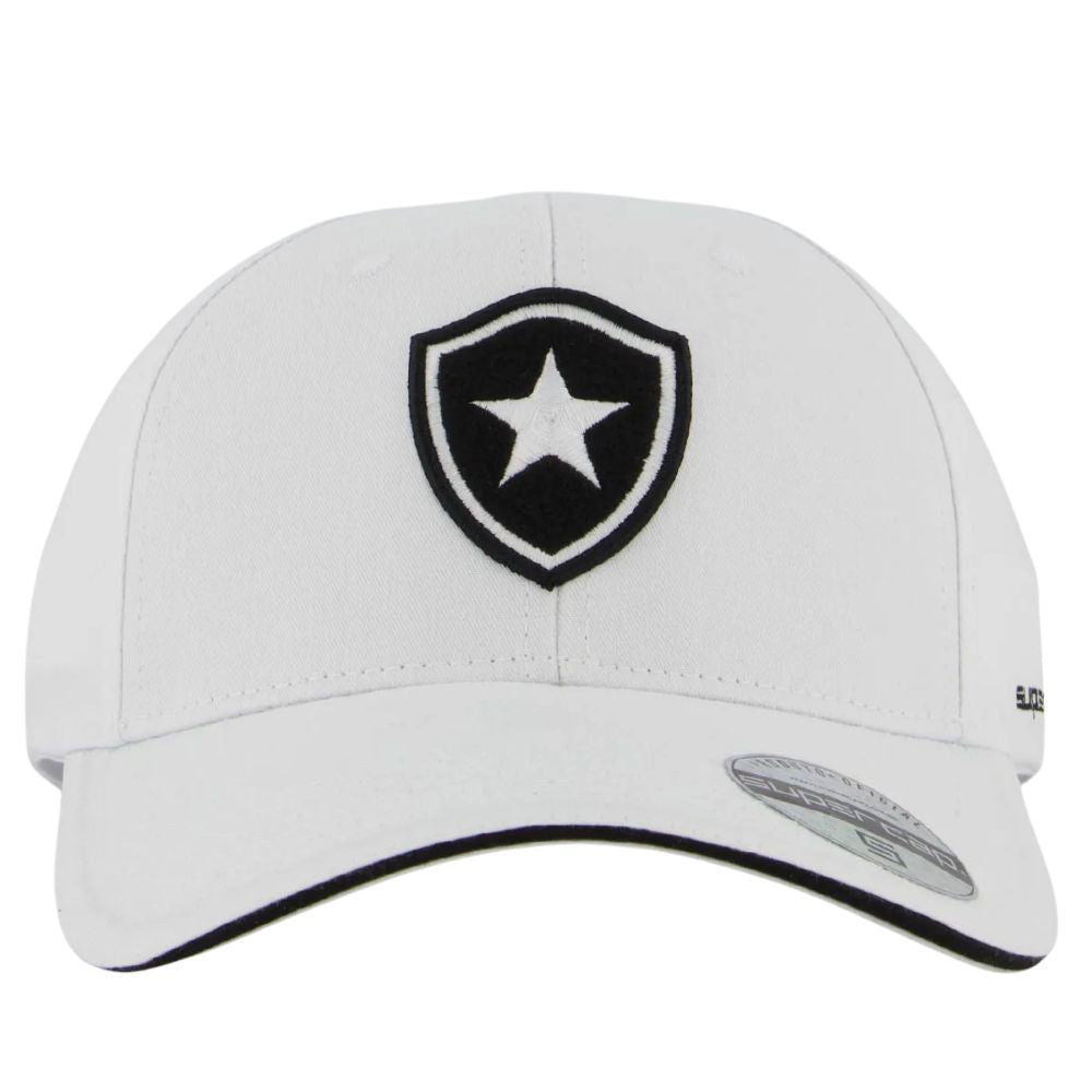 Boné Botafogo 6 Gomos Branco