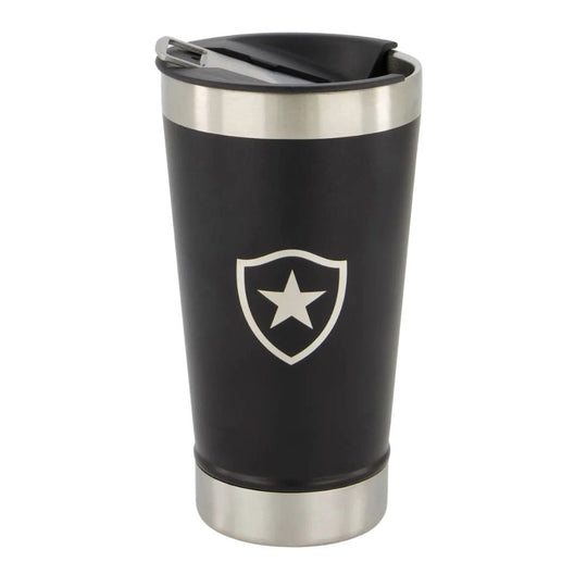 Copo Térmico Botafogo C/Abridor 473ml Preto