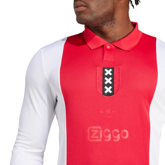 Camisa Ajax Manga Longa 125 anos 2025 Masculina