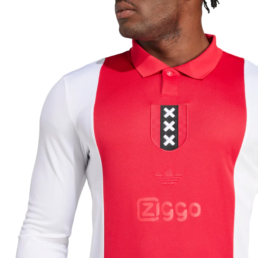 Camisa Ajax Manga Longa 125 anos 2025 Masculina