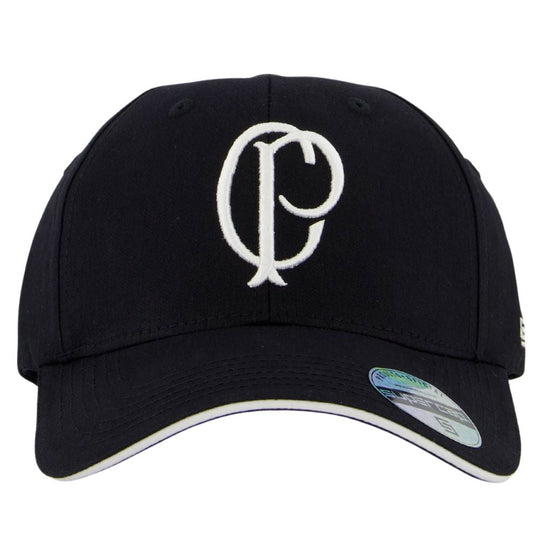 Boné Corinthians Escudo Preto e Branco